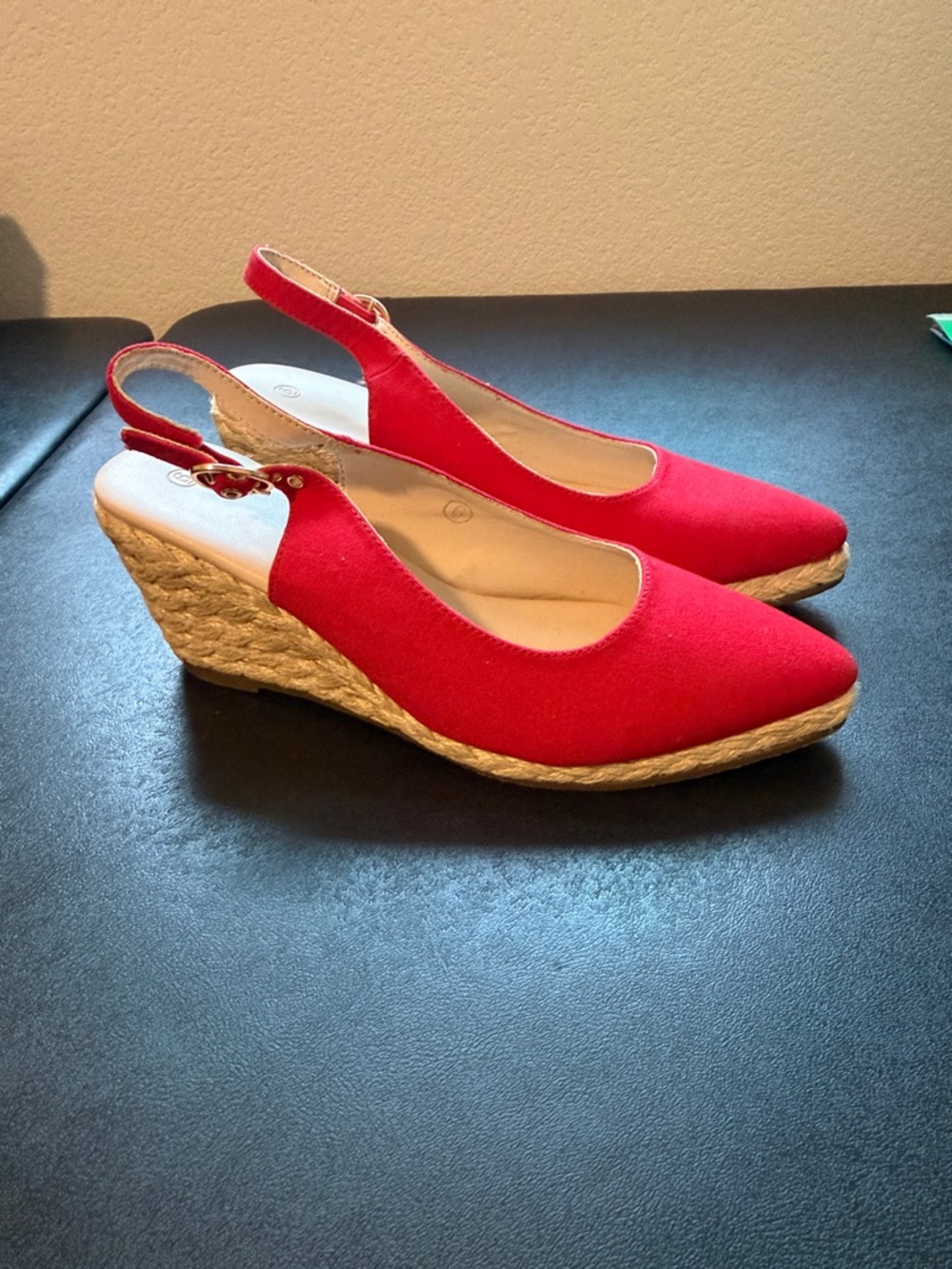 Women’s Wedge Sandals Espadrilles Closed Toe Slingback Buckle Strap Summer Shoes - Picture 3 of 8
